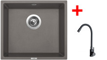 Sinks FRAME 457 Truffle + ELASTA černá matná 